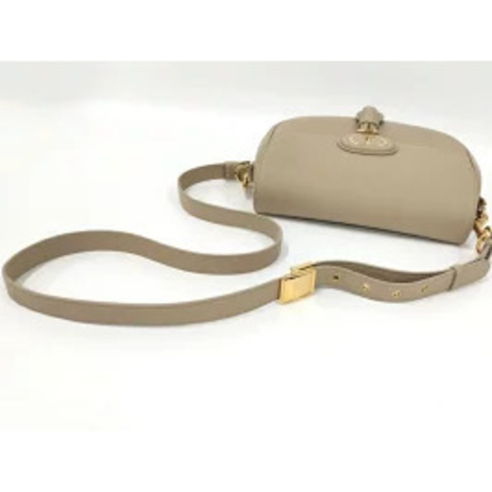 Christian Dior Boy Shoulder Bag Leather Beige - Picture 4 of 9